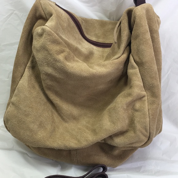 Free People Brown Suede Hobo Bag - Picture 7 of 8